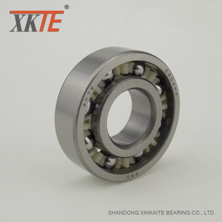 One-Piece+Nylon+Crown+Type+Cage+Bearing+For+Idler