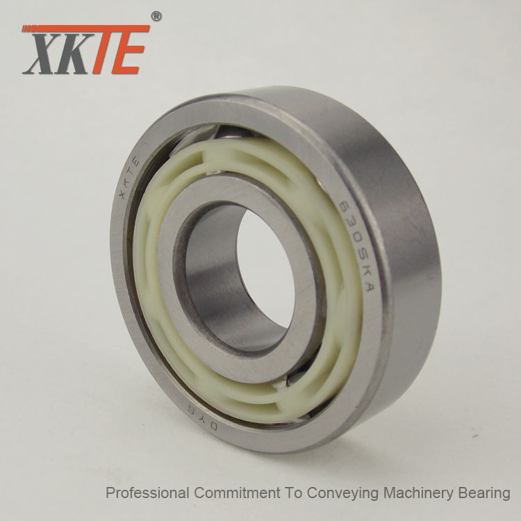 One-Piece+Nylon+Crown+Type+Cage+Bearing+For+Idler